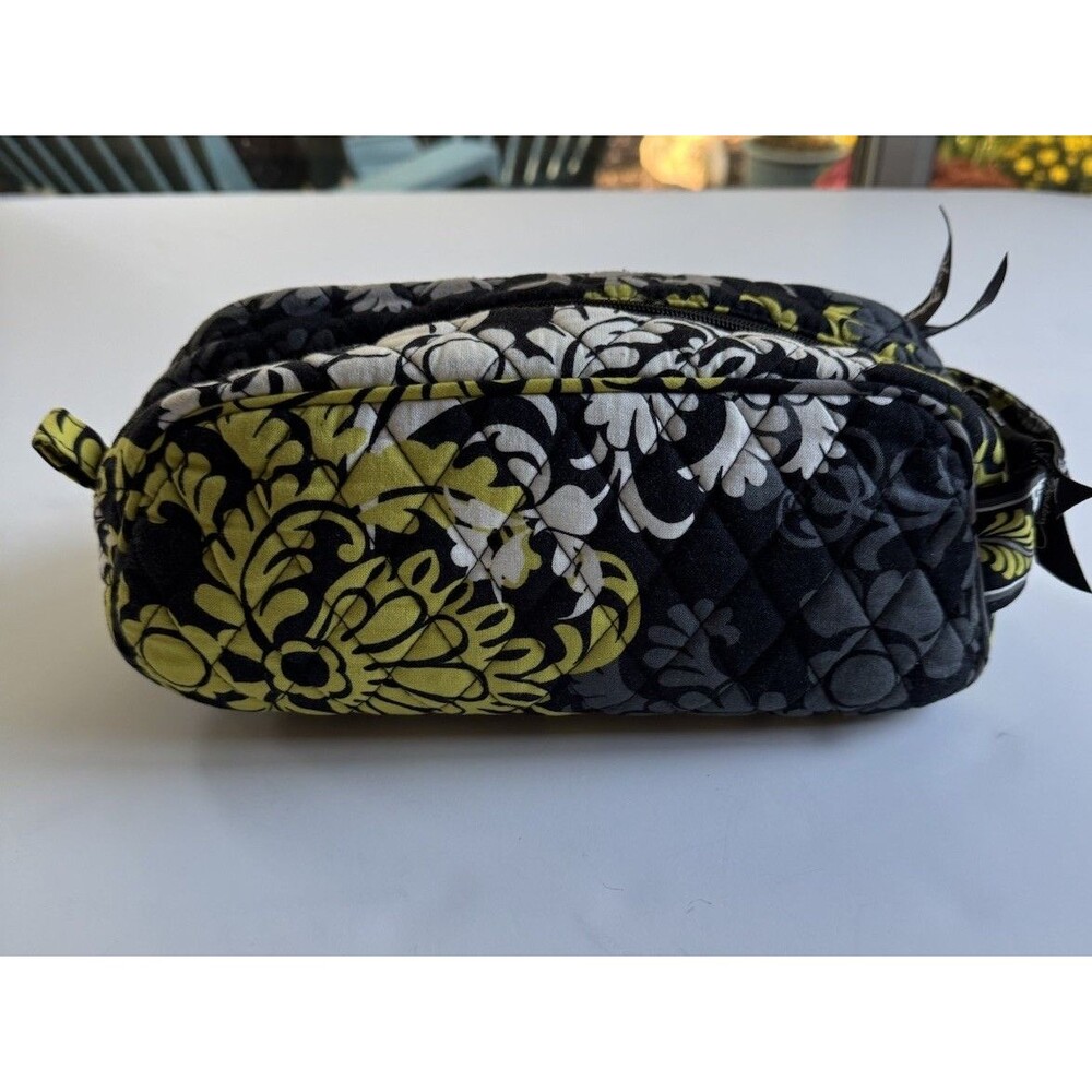 Vera Bradley Baroque Small Cosmetic Brush Case Makeup Bag Travel Organizer